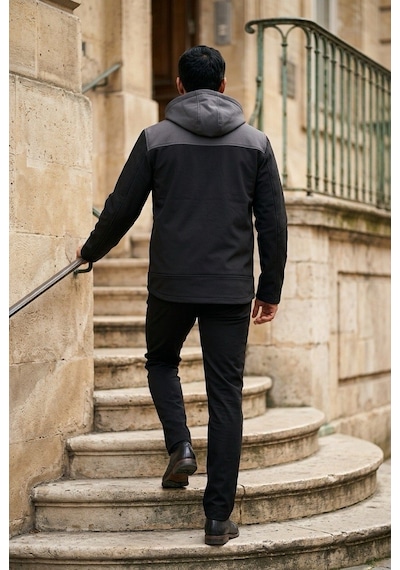 Vatan Tekstil Erkek Softshell Kışlık Kapüşonlu Mont Rüzgar Geçirmez Su İtici İçi Polarlı Kırmızı Siyah Siyah Füme Vatan Tekstil Erkek Softshell Kışlık Kapüşonlu Mont Rüzgar Geçirmez Su İtici İçi Polarlı Kırmızı Siyah Siyah Füme