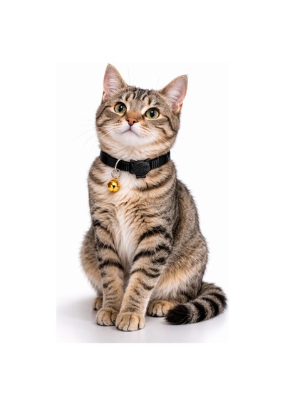 Urban Paws Kedi Tasması Noir Black Ayarlanabilir, Dayanıklı, Hafif-10mm