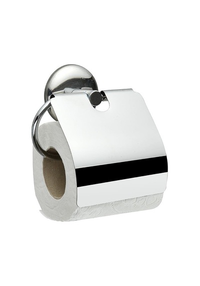 Kuhı Yapışkanlı Paslanmaz Metal Kapaklı Wc Tuvalet Kağıdı Standı Çok Renkli