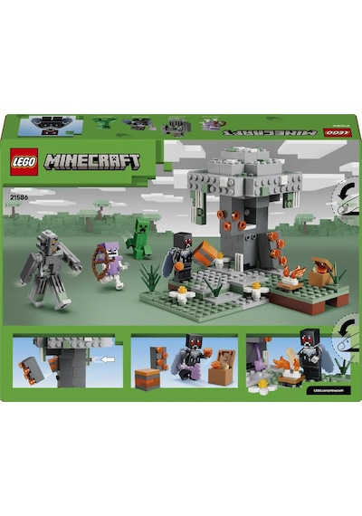 LEGO® Minecraft® Solgun Bahçe 21586 - 7 Yaş ve Üzeri Çocuklar için Minecraft Figürleri İçeren Yaratıcı Oyuncak Yapım Seti (243 P)