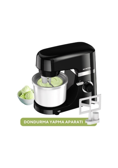 Kumtel HSM-02 1800 W 4.5 L Dondurma Yapma Aparatlı Hamur Yoğurma Makinesi