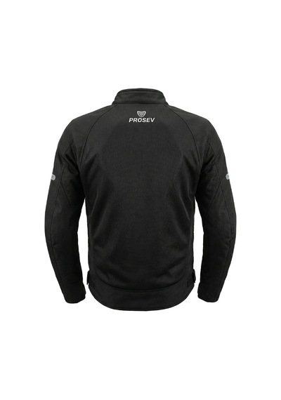 Motoanl Motosiklet Yazlık Mont Full Korumalı Motorcu Mesh Montu Black