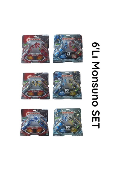 Monsuno Lisanslı Vs 2 Li Fusion 6'lı Figür Seti Tek Beden