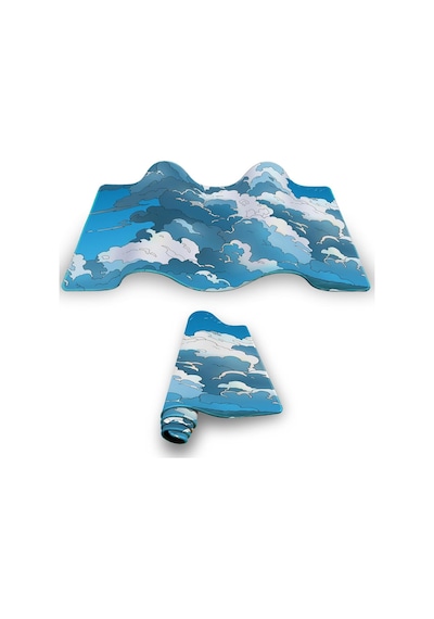 Gaming Mouse Pad 70x30 Mouse Pad Xl Büyük Oyuncu Mouse Pad Speed Bulut Mousepad Blue Cloud, 70x30 Cm 3mm Kalınlık