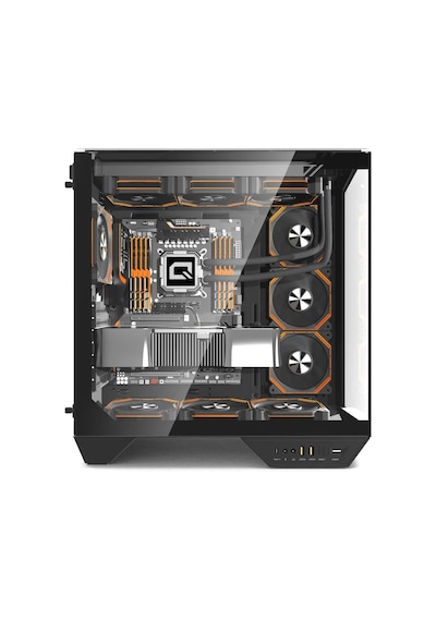 Quantum Gaming Proxima Siyah 4 Adet Argb Fan 390mm Vga Temperli Cam Ve Type-c Bağlantılı 850w Gaming Kasa