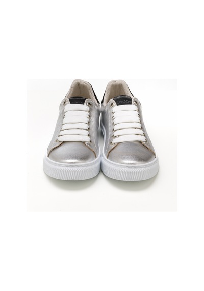 Gümüş Siyah Sim Sneaker Günlük Kadın Mar-25y-209-02 John May Gümüş-siyah Sim Gümüş Siyah Sim Gümüş - Siyah