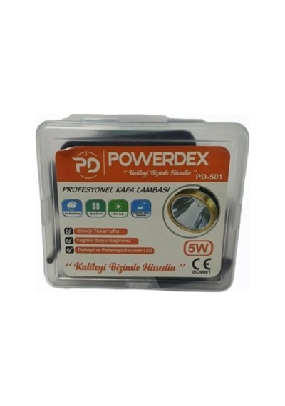 Mobee Powerdex Pd-501 Şarjlı Kafa Lambası Pd-501 Çok Renkli