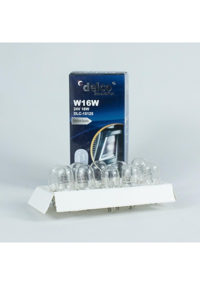 Delco U.s.a W16w T15 Ampul 24 Volt 16w Dipsiz 10 Adet