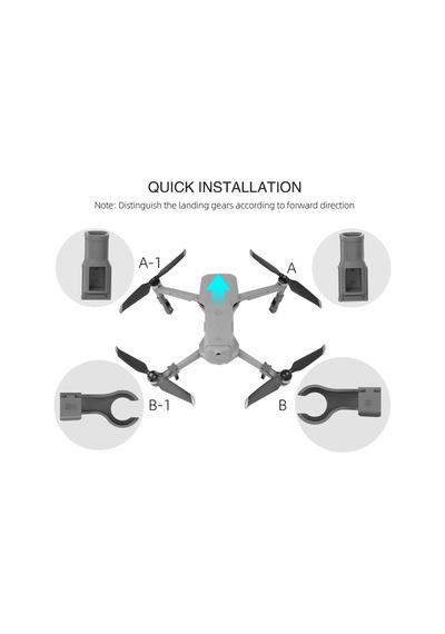 Dji Mavic Air 2 Katlanır Yükseltilmiş Ayak Koruyucu Iniş Takımı