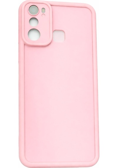 İnfinix Hot20play Uyumlu Kamera Çıkıntılı Mat Silikon Telefon Kılıfı Pembe