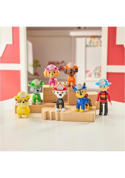 Paw Patrol Fire Rescue 7 Li Figür Seti Ryder+chase+marshall+skye+rubble+rocky+zuma