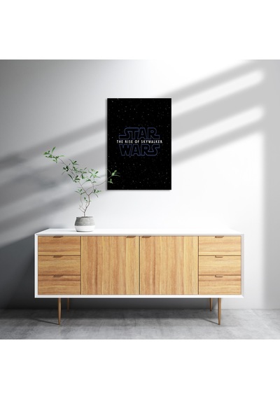 Cakasepetim Star Wars The Rise Of Skywalker Logo Ahşap Mdf Tablo