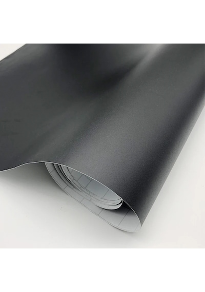Mat Siyah Kendinden Yapışkanlı Kaplama Folyosu 122 Cm X 50 Cm