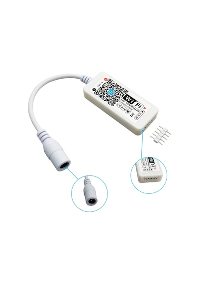 5v-24v Wifi Detekli Rgbw Şerit Led Kontrol 5 Pin