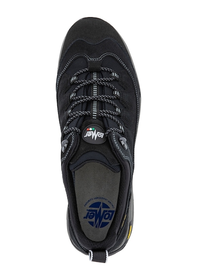 Lomer Italy Sella Iı Mtx Waterproof Vibram Süet Deri Erkek Ayakkabı Offblack Siyah Siyah