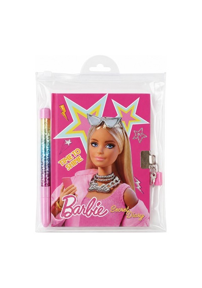 Bakgelal Barbie Kilitli Hatıra Defteri Seti Kalemli Günlük Defter, Kilit Ve Çocuk Kırtasiye Seti - 9080554717457 Çok Renkli