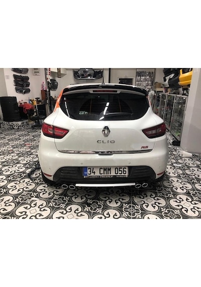 Clio 4 Bagaj Üstü Spoiler Spoyler Plastik Boyasız