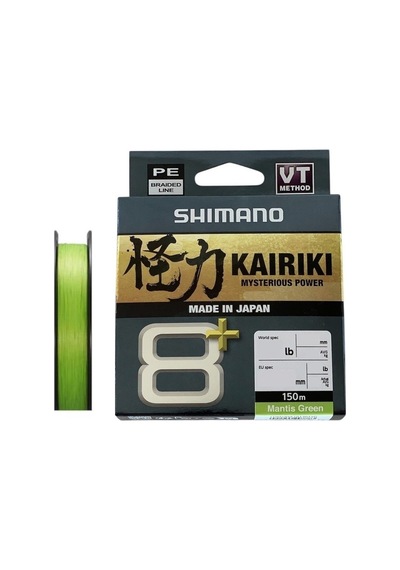 Shimano Kairiki 8+ 150mt 0.23mm Mantis Green İp Misina