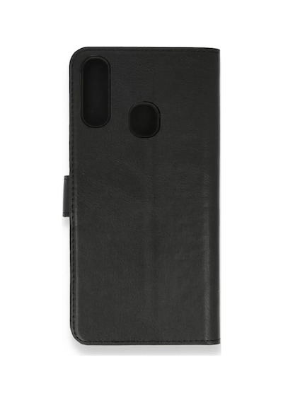 Newface Samsung Galaxy A20s Kılıf Trend S Plus Kapaklı Kılıf - Siyah