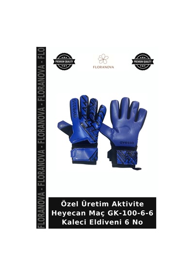 Özel Üretim Aktivite Heyecan Maç Gk-100-6-6 Kaleci Eldiveni 6 No Çok Renkli