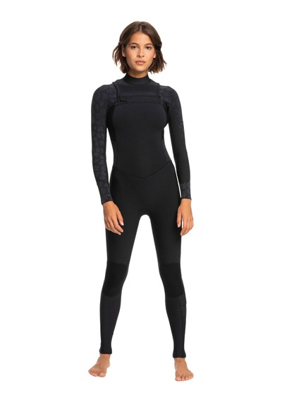 Roxy Roxy 4/3 Swell Series Fz Gbs Kadın Siyah Wetsuit Kvj0 Siyah