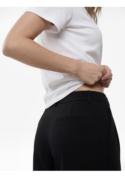 Koton Cepli Oversize Geniş Paça Baggy Kumaş Pantolon Siyah 6sak40066ek