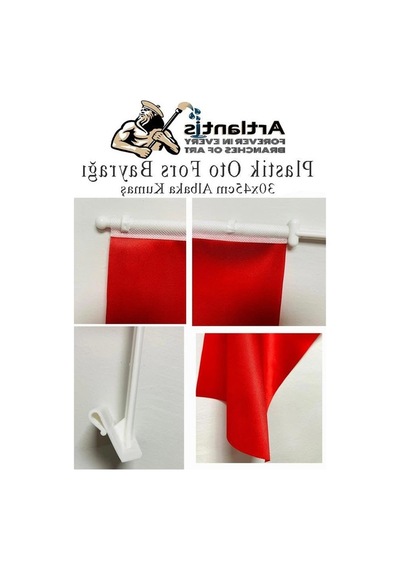 30x45 Cm Plastik Oto Bayrak, Araç İçin Takılabilir Türk Bayrağı 1000 x 1500 CM