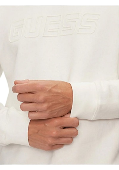 Guess Z4yq16k9v31 New Aldwin Cns Erkek Sweatshirt Ekru