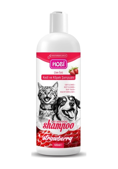 Hobi Çilek Özlü Kedi Köpek Şampuanı 400 ML