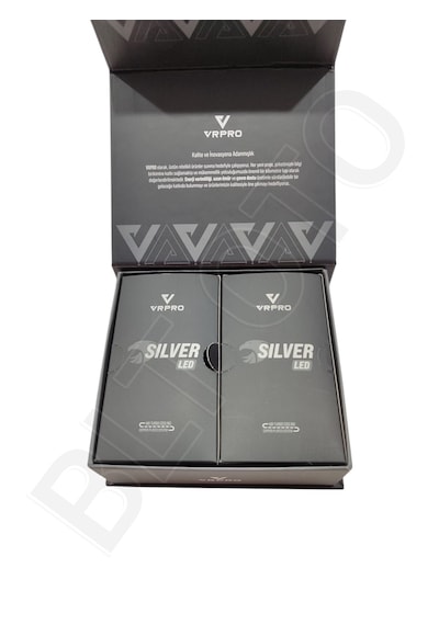 Vr Pro H4 Sılver Led Xenon 22000 Lümen 12-24v Uyumlu