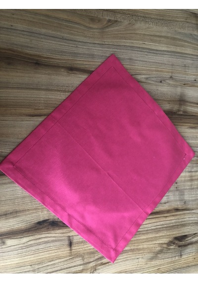Fuşya Kumaş Peçete 6 Adet 40x40 Cm Çok Renkli