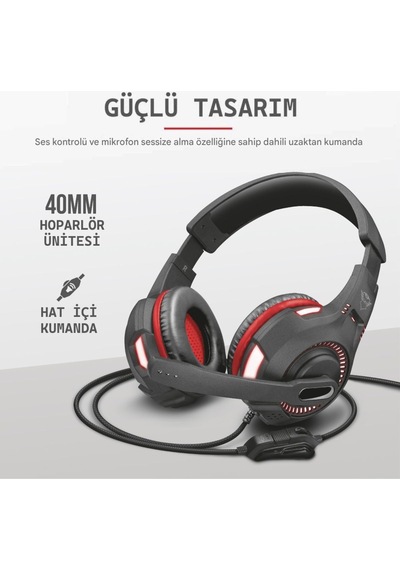Gxt 407 Ravu Kulaküstü Gamer Kulaklık