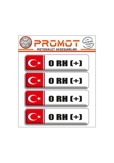 Kan Grubu 3d Sticker 4'lü Set 015 Diğer
