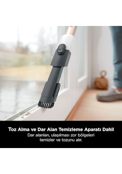 Shark Detect Clean&Empty IW3612EUT Auto-Empty Sistemli Turbo Başlıklı Şarjlı Dikey Süpürge 2 L