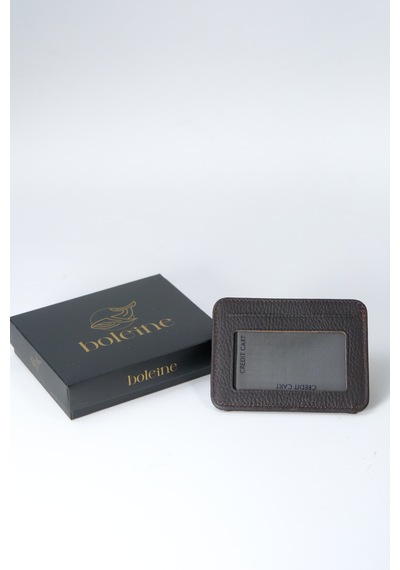 Boleine Unisex Deri Kartlık Ares Bl2003 Acı Kahverengi