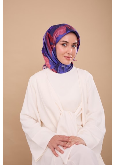 Silk Home Twill İpek Eşarp 11480-86 Morcivert, Saks, Pembe, Bordo, Mor