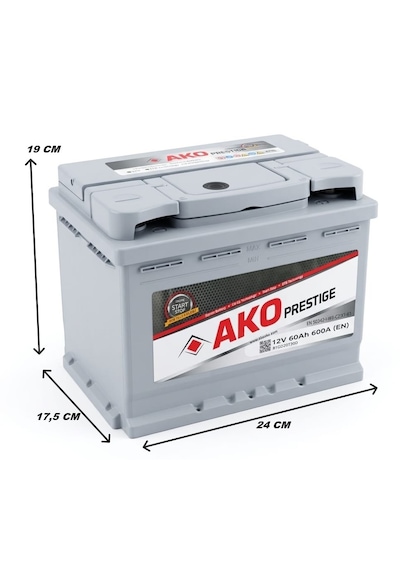 Ako Prestige 12 V 60 Ah 600 A En Efb Start-stop Akü