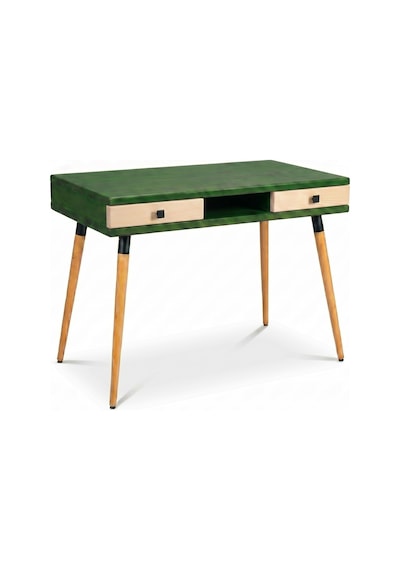 Mobenta Modest Desk: Masif Çalışma & Laptop Masası 2 Çekmece 1 Bölme - 120x60 Ye-bz Yeşil-krem Mobenta Modest Desk: Masif Çalışma & Laptop Masası 2 Çekmece 1 Bölme - 120x60 Ye-bz Yeşil-krem
