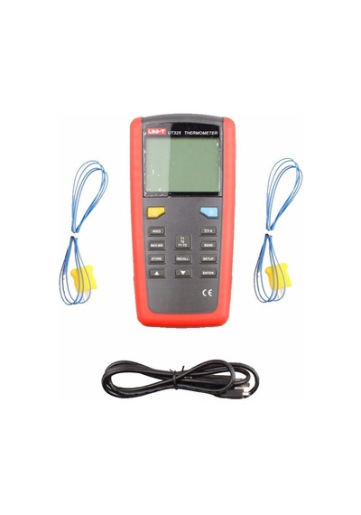 Uni-t Ut 325 Çift Girişli K Tipi Proplu El Tipi Dijital Termometr
