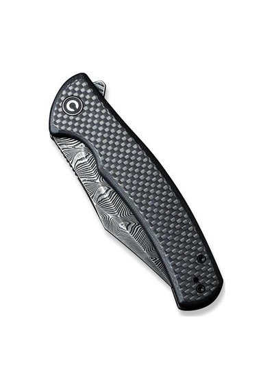 Civivi Sinisys Cf G10 Damascus Kamp Çakı Siyah