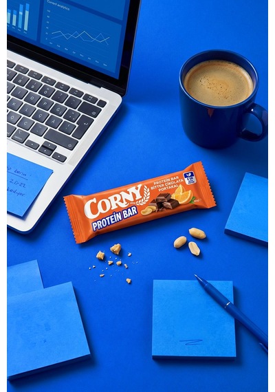 Corny Protein Bar Bitter Çikolata Portakallı 45gr X 12 Adet