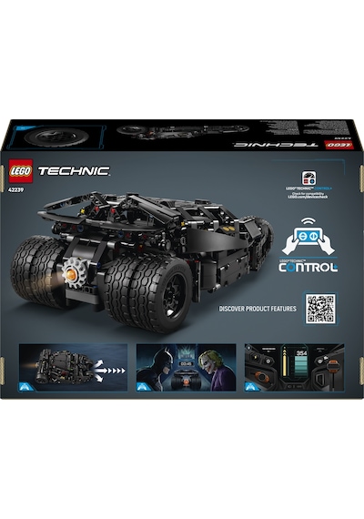 LEGO® Technic Batmobile™ Tumbler 42239 - 12 Yaş ve Üzeri Çocuklar için Şarj Edilebilir Pil İçeren Oyuncak Yapım Seti (719 Parça)