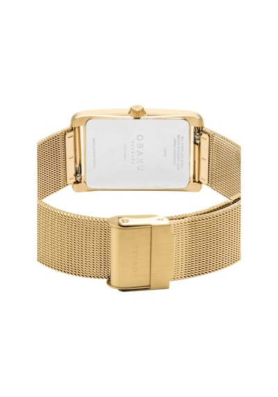 Obaku Denmark V311lxgwmg Quartz Hasır Kordon Altın Rengi 24 Mm Kadın Kol Saati Altın
