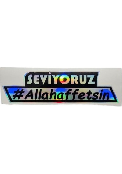 Seviyoruz Motosiklet Sticker 13cm X 4cm