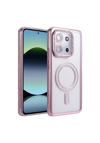 Uryport Xiaomi Redmi 15c 4g Joke Simli Magneticsafe Kılıf - Pembe