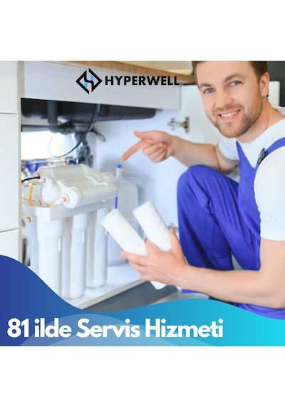 Hyperwell Naturel Premium 13 Aşamalı Su Arıtma Cihazı Süper Sarım Membran