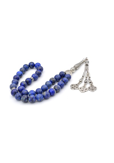 Hakiki Doğal Lapis Lazuli Taşı Tesbih İri Boy