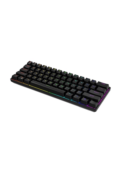 Oem G61 Mini Rgb 61 Tuşlu Ergonomik Mekanik Mini Kablolu Oyuncu Klavyesi %60 Usb Arabirimli Blue Switch