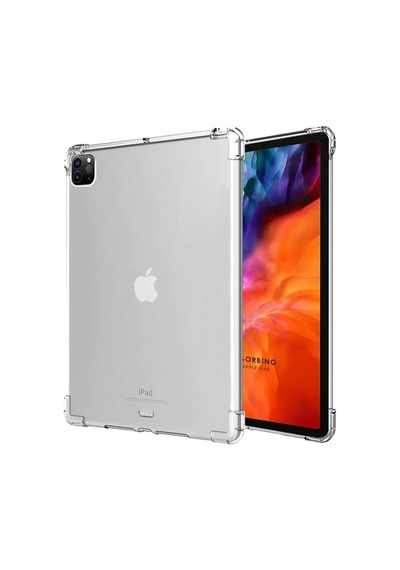 İpad Pro 11 1/2/3/4 Nesiller 2018-2022 İle Uyumlu Köşe Korumalı Şeffaf Esnek Antishock Kılıf Arka Kapak