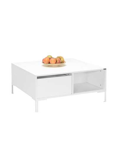 Kare Orta Sehpa - Diamond Beyaz (533555822)